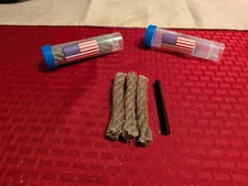 Water Tight Hemp Fire Starter And Ferrocerium  Rod Survival Kit  Ferro Rod x1