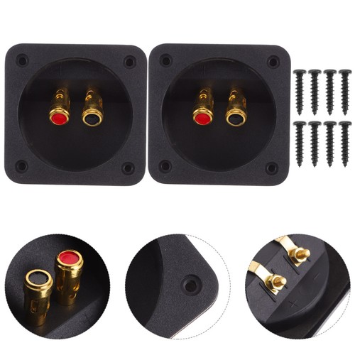 2 Pcs Speaker Box Wiring Cup Terminal Binding Connectors Terminals Cable - 第 12/12 張圖片