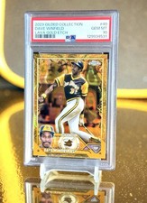 Dave Winfield Lava Gold Etch Refractor Serial # /10 PSA 10 2023 Gilded POP 1 🔥