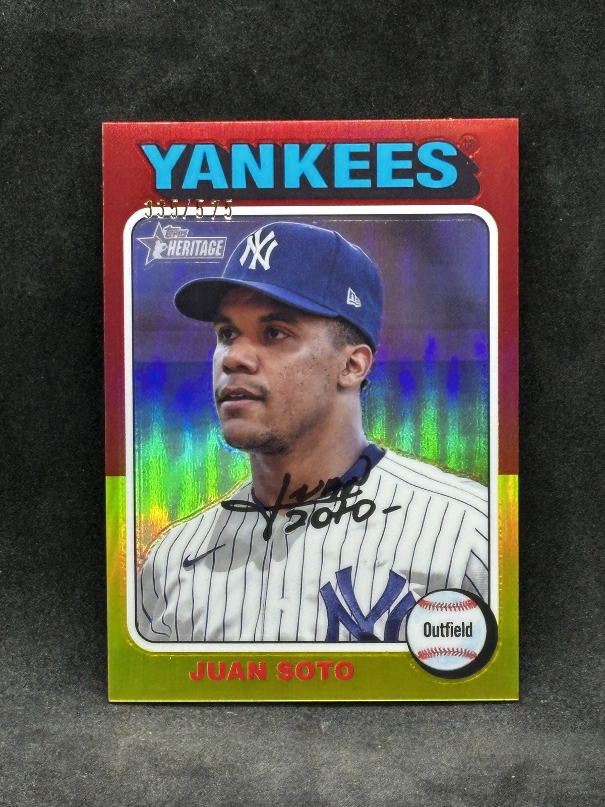2024 Topps Heritage - Juan Soto #143 Chrome Refractor /575 New York Yankees