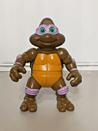 Vintage 1993 Teenage Mutant Ninja Turtles 4” Donatello Troll Figure No Hair