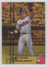 1999 Topps Finest Gold Refractor 70/100 Omar Vizquel #74 11pj