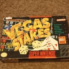 HAL Laboratory Vegas Stakes Super Nintendo SNES NTSC-U/C 1993 w/ Box Manual