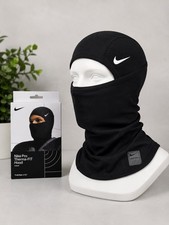 Nike Pro Cagoule Balaclava negro - máscara de esquí térmico - moto de running - nuevo