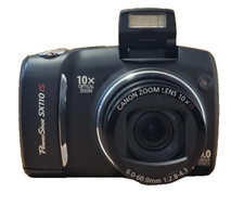 Canon PowerShot SX110 IS 9,0 megapixel fotocamera digitale compatta - nero (F6)