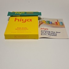 Hiya Kids Daily Multivitamin Chewable 30 Assorted Flavors Dairy Gluten Free