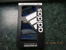 NEW Adidas Boxer Briefs Men's Small 3 Pack Stretch Cotton