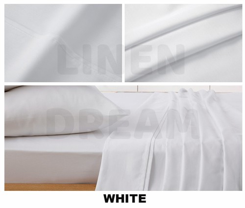 100% Genuine Egyptian Cotton Fitted Sheet Anti-Pilling Bed Set-NO FLAT SHEET - Picture 9 of 18