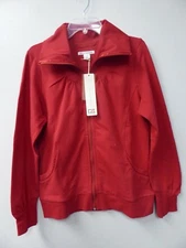 NEW: WOMEN'S CUTTER & BUCK VANCOUVER FULL ZIP JACKET- RED- SIZE: LARGE   $59.95