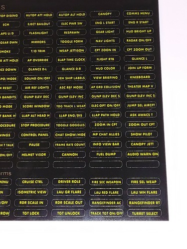 Pc USB button box 29 functions for Combat flight simulator with labels sheet!!! - Picture 6 of 7