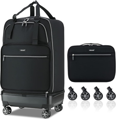 Expandable Foldable Luggage Bag Collapsible Suitcases Rolling Travel Duffel Bag 