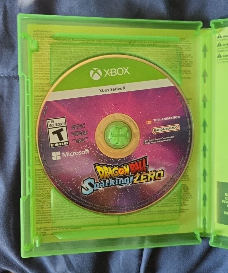 Dragon Ball Sparking! Zero Microsoft Xbox Series XS 722674240574 eBay