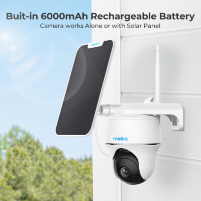 Reolink 4K Telecamera WiFi Esterno Senza Fili, 8MP Telecamera Batteria/Solare Con Visione - Foto 8