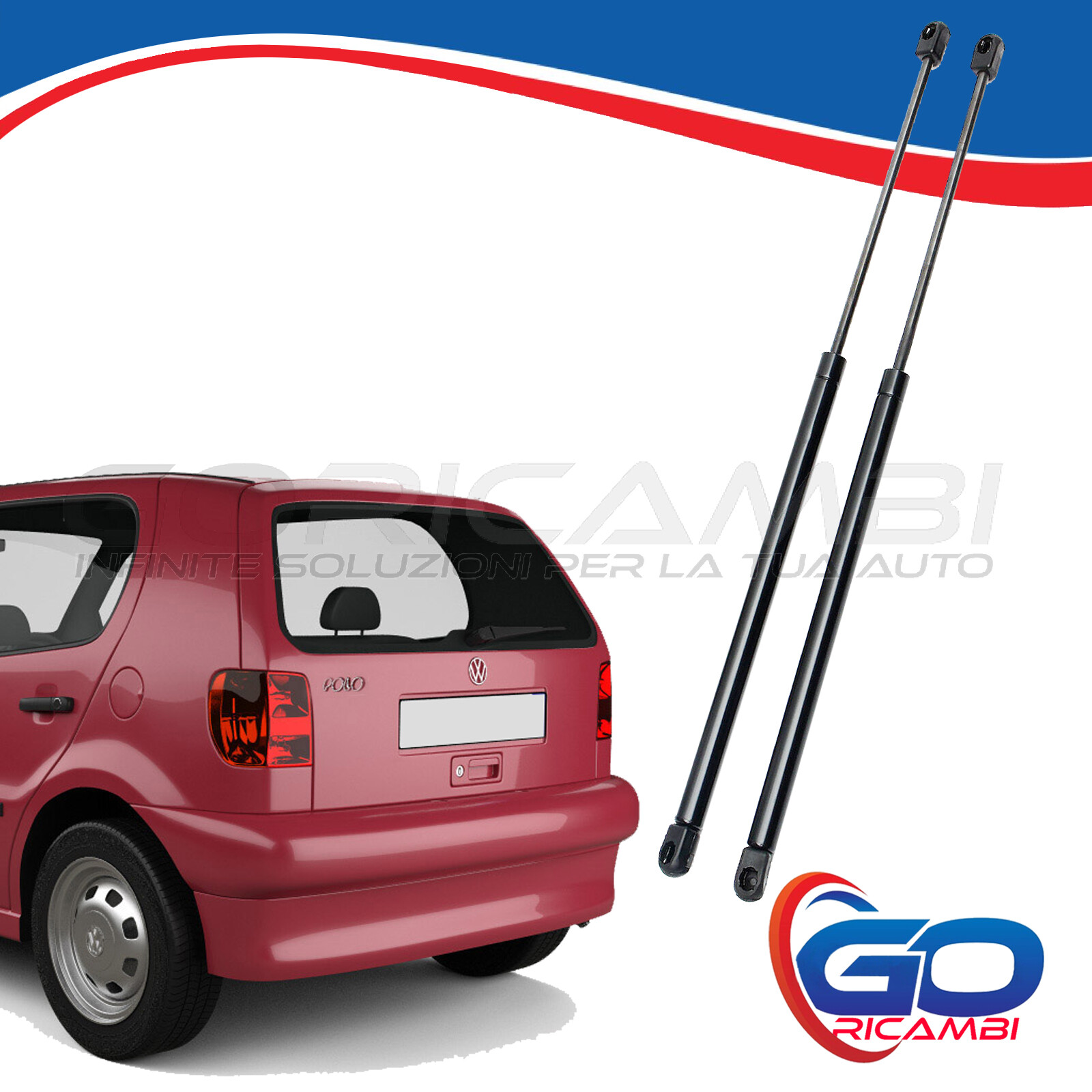 A Gas Maletero Pistones Capó Trasero Seat Cordoba Polo Clásico | eBay