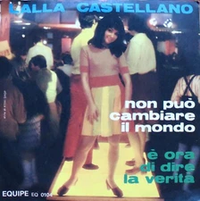 Lalla Castellano Can't Change the World 45 Rpm Vinyl RARE