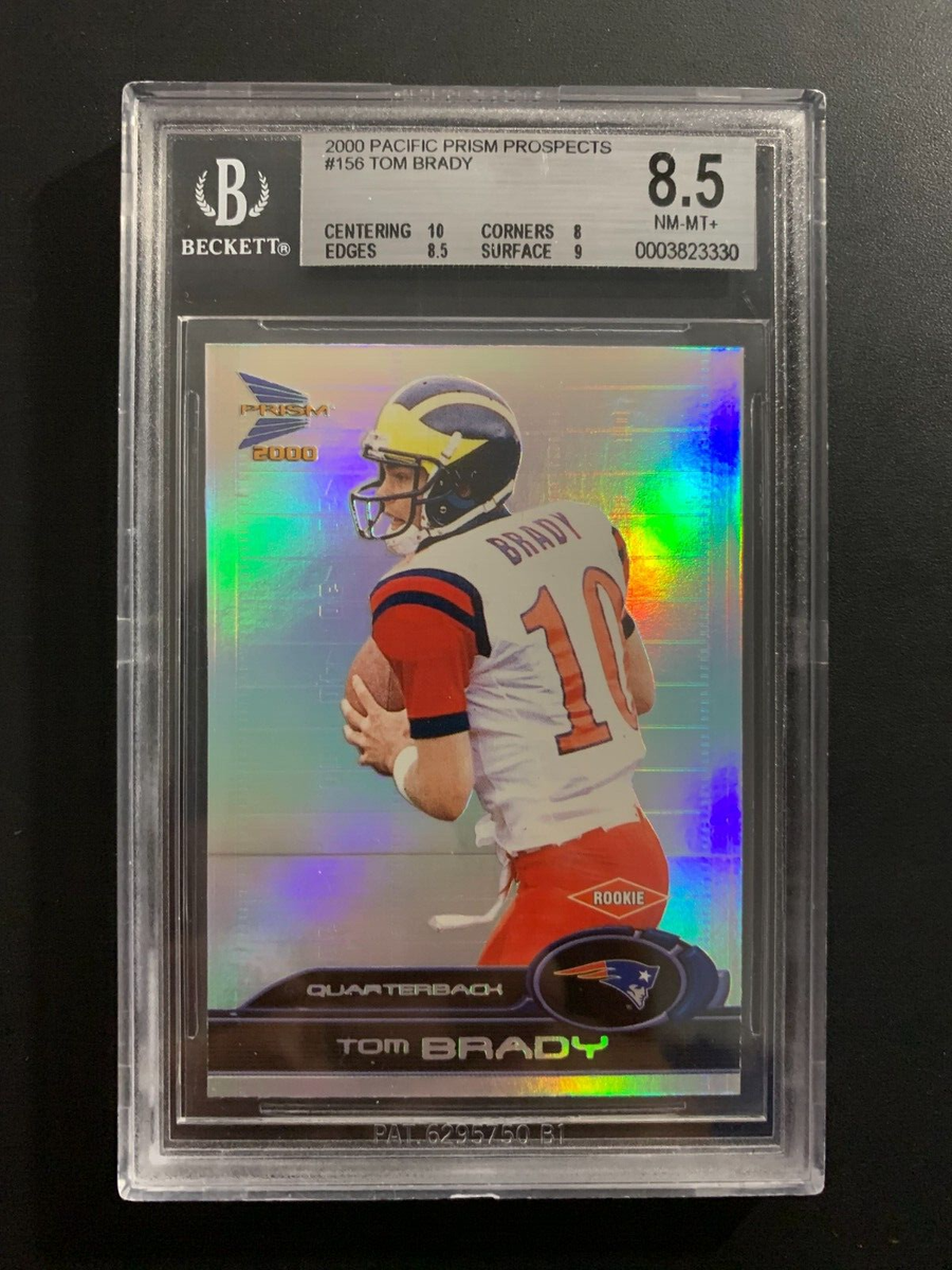 2000 PACIFIC #403 TOM BRADY BGS 8.5