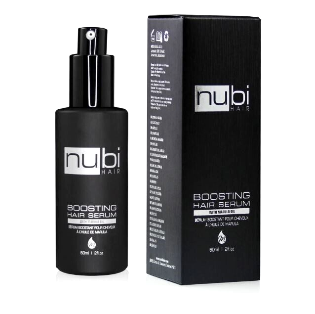 Nubi Hair Serum with Marula Oil Vitamin E & Aloe Vera 2oz-image