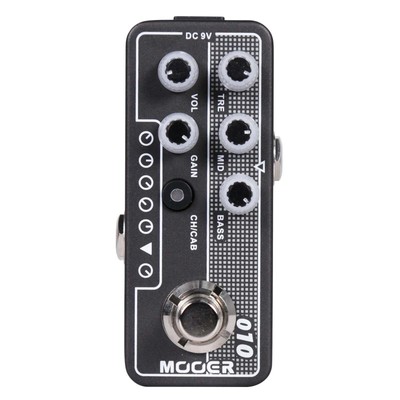 MOOER Micro Preamp 010 Two Stones  - Digital Preamp Effect Pedal