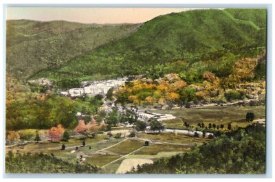 Greenbrier Hotel Casino Golf Links White Sulphur Springs WV Handcolored Postcard