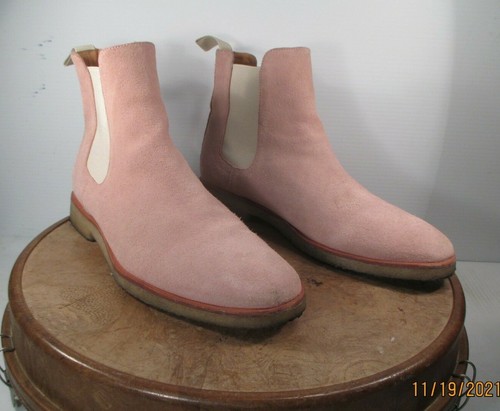 new republic pink chelsea boots