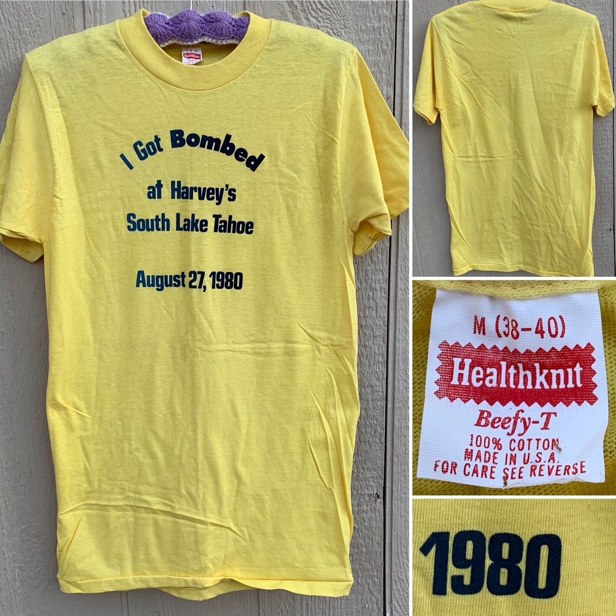 I Got Bombed at Harveys South Lake Tahoe August 27 1980 T Shirt