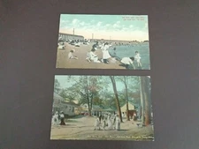 Set Of Two Hugh C. Leighton, Co. New Haven, CT Early 1900's Postcards 