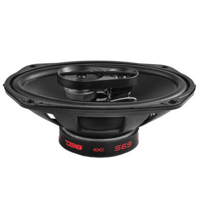 DS18 S69 6x9 Inch 3-Way Coaxial Car Speakers - 240 Watts RMS, 4-Ohm, Pair With Grills