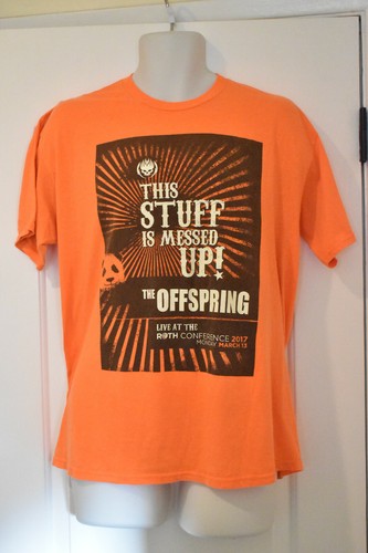 The Offspring Band Size L Orange 2017 T 
