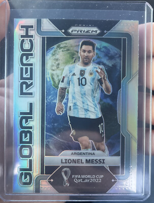 リオネル メッシ Panini Prizm W杯 Silver Prizm 2022 Panini Prizm World Cup Lionel Messi Silver Prizm #7 PSA