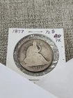 1877 Seated Liberty Silver Half Dollar PR
