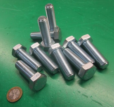 Tap Bolt Metric, FT, 10.9 Zinc M16 x 2.0 x 50 mm Length, 20 Pcs