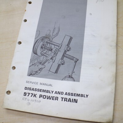 CAT 977K Track Crawler Loader POWER TRAIN Disassembly Repair Shop Service Manual