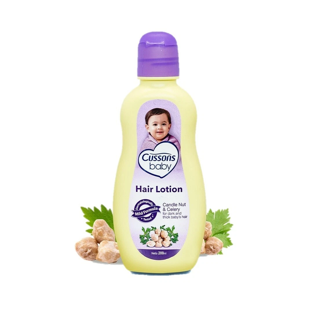 Cussons Baby Hair Lotion Candle Nut & Celery for Dark &