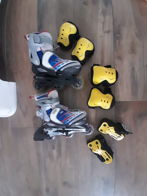Inliner/Rollerblades SG5 Kinder - 29-34 -Schutz:  Arme, Hände, Ellenbogen, Knie