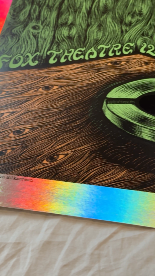 MINT & SIGNED Ween 2005 Boulder FOIL Gig Poster '05 EMEK eBay