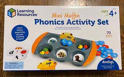 Learning Resources Mini Muffin Phonics Activity Set