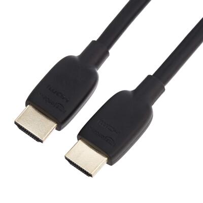 Amazon Basics HDMI Cable, 48Gbps High-Speed, 8K@60Hz, 4K@120Hz, 3 Foot, Black