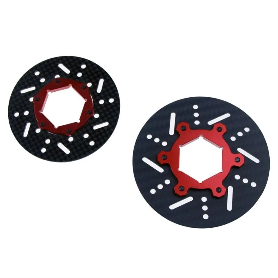 Front and Rear Brake Carbon Disc of 4 Wheel Hydraulic Braking for HPI BAJA 5B 5T - Image 3 of 4