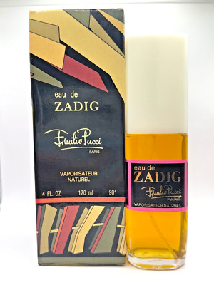 EAU DE ZADIG BY EMILIO PUCCI 120ML COLOGNE SPRAY (NEW WITH BOX)