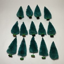 Scale Model Train Christmas Tree Scenery lot Of 14 