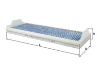 Mahle LAK 154 Filter, Innenraumluft
