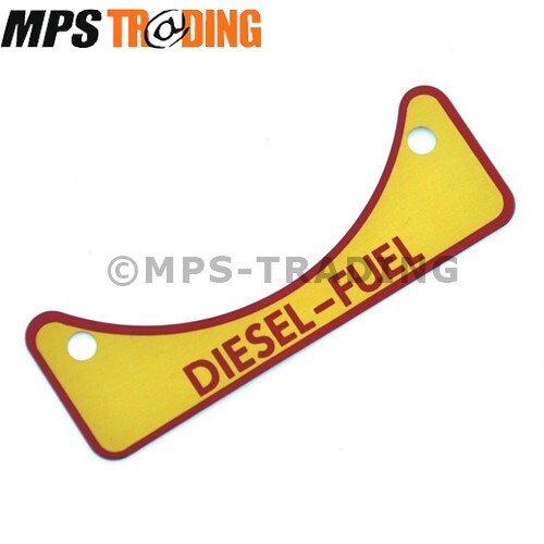 Britpart OEM Land Rover Defender Diesel Fuel Filler Warning Badge - 502951