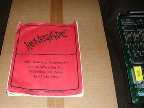 RENEGADE - Taito Arcade - GENUINE LOGIC PCB SET - w/Manual - Working 100% -