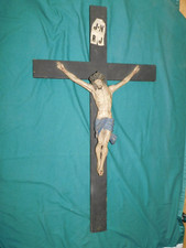 Legno Gesù Cristo Am Croce 1780 ! Molto Bella Rappresentazione