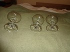 set of 3 champagne glasses with fireball whisky f on them — photo 2
