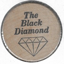 The Black Diamond, Token/Coin, Indian Head Wooden Nickel