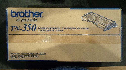 Tóner Brother TN350, negro, rendimientos aprox. 2.500 páginas - Imagen 2 de 2