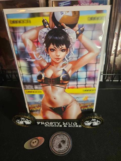 2024 Street Fighter  Swimsuit Special #1 Black and Gold Derrick Chew
