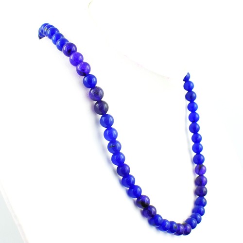 243 Cts Earth Mined Enhanced Sapphire & Amethyst Beads Womens Necklace JK 32E421 - 第 2/7 張圖片