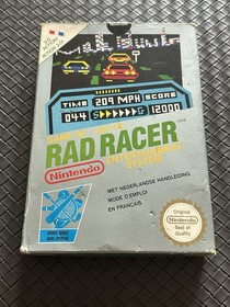 Jeu Nintendo NES Rad Racer Avec Lunettes 3D